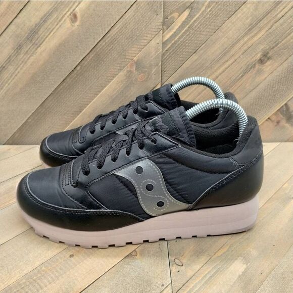 Saucony Jazz Triple Abstract Collection Black Shadow Casual Sneakers Mens Size 7 - Picture 2 of 9